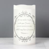 Personalised Ornate Frame LED Candle Extra Image 2 Preview